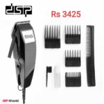 DSP 90009 – Tondeuse professionnelle filaire 9W, lames en acier inoxydable, 4 sabots de coupe