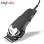 DSP E-90017 – Tondeuse professionnelle filaire 10W, lames en acier inoxydable, 4 sabots de coupe