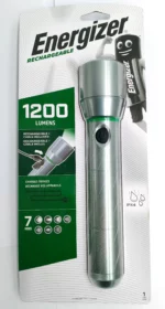 Energizer Lampe torche LED rechargeable Energizer 1200 lumens – Modèle classique en aluminium