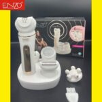 ENZO EN-3165 – Épilateur électrique 5-en-1 rechargeable pour soins complets du visage et du corps