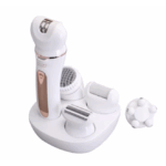 ENZO EN-3165 – Épilateur électrique 5-en-1 rechargeable pour soins complets du visage et du corps