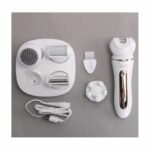 ENZO EN-3165 – Épilateur électrique 5-en-1 rechargeable pour soins complets du visage et du corps