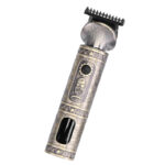 Enzo EN-5036A Tondeuse rechargeable – Autonomie 3h, lames titane, écran LCD