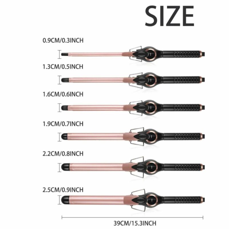 Fer à Boucler ENZO EN-2222 16mm – Céramique Titanium, Température Réglable, Chauffage Rapide