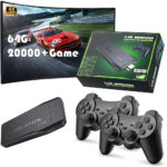 game stick lite M8 Console 2.4G double contrôleur sans fil bâton de jeu 4K 10000 jeux 64GB jeu rétro classique