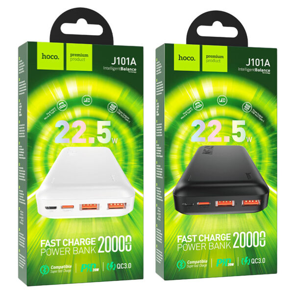 Hoco J86 Power Bank- Batterie externe Powermaster 22.5W – 40 000 mAh