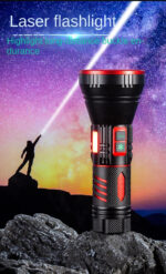 Ip4 630Lm – Lampe torche laser blanche en alliage d'aluminium, rechargeable USB Type-C, étanche IPX4