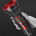 Ip4 630Lm – Lampe torche laser blanche en alliage d'aluminium, rechargeable USB Type-C, étanche IPX4