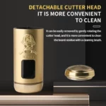 Kemei KM-C57 Rasoir Électriques Hommes USB-C Rechargeable Sans Fil doré gold