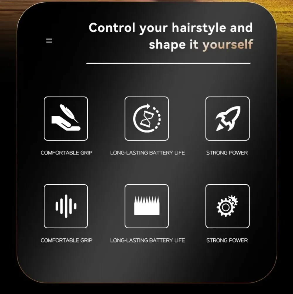 Kemei KM-1576 USB numérique rapide afficheur lcd doré gold lame en céramique, batterie 1200 mAh