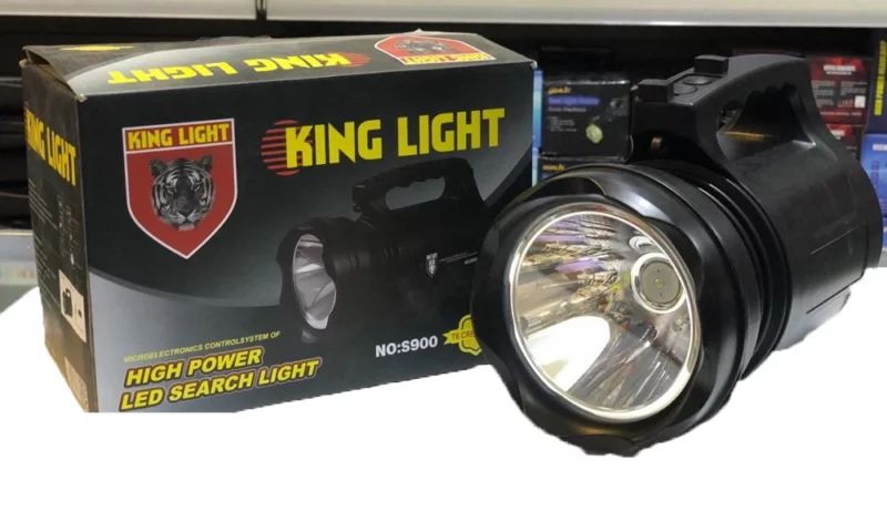 King light S900 Lampe torche LED rechargeable – 3 modes d’éclairage