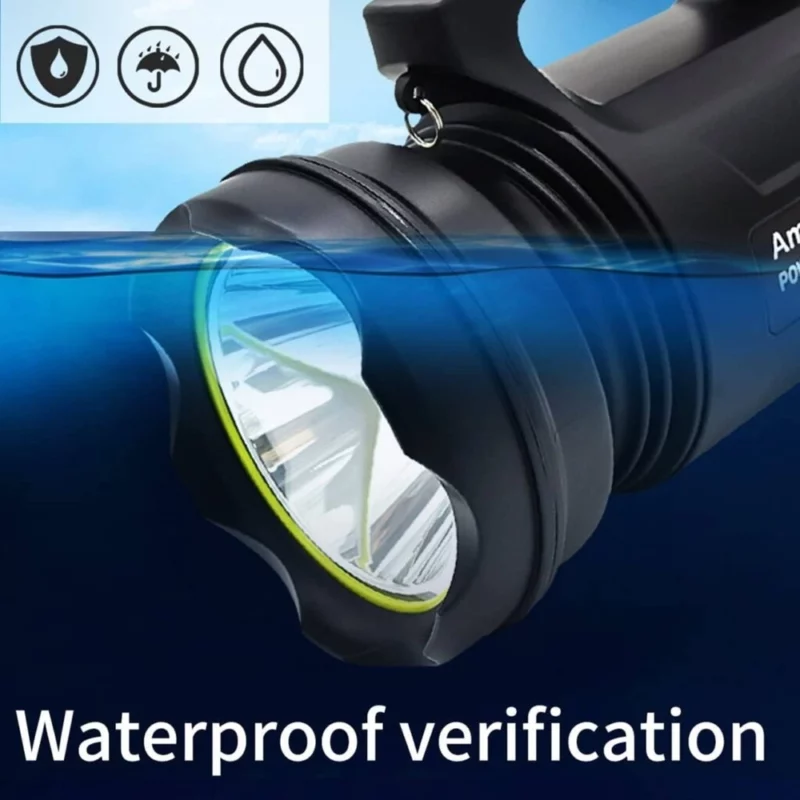 King light S900 Lampe torche LED rechargeable – 3 modes d’éclairage