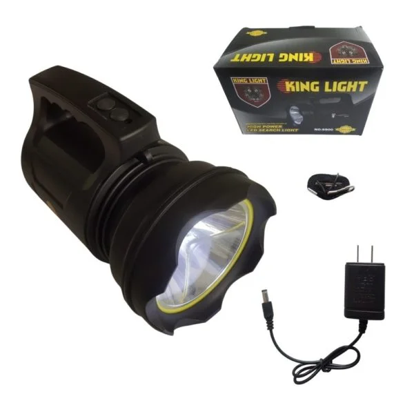 King light S900 Lampe torche LED rechargeable – 3 modes d’éclairage