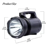 King light S900 Lampe torche LED rechargeable – 3 modes d’éclairage