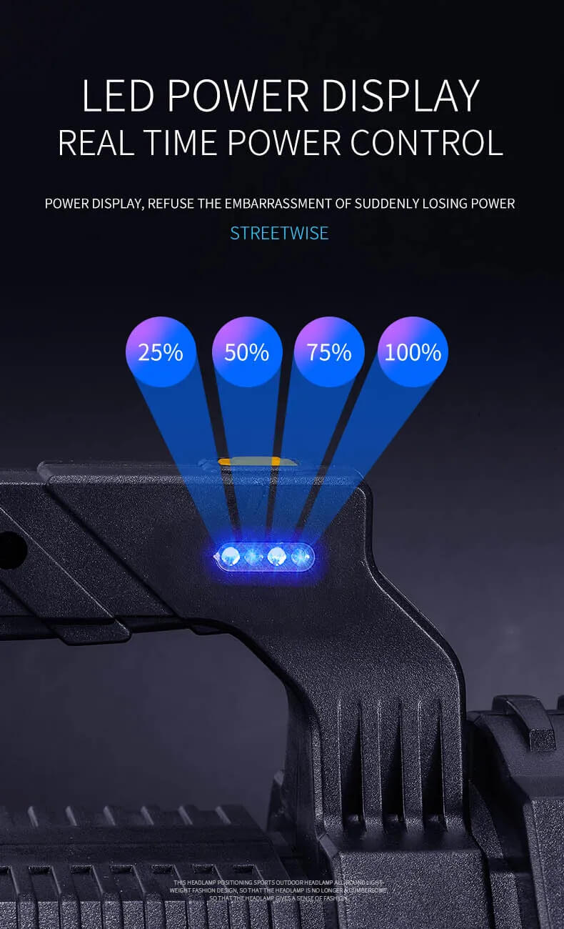 Lampe de poche LED solaire professionnelle P70 – Modèle W5191