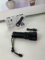 Lampe Torche LED 30W Haute Puissance – Éclairage longue portée avec batterie lithium rechargeable