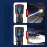 Lampe Torche LED 30W Haute Puissance – Éclairage longue portée avec batterie lithium rechargeable