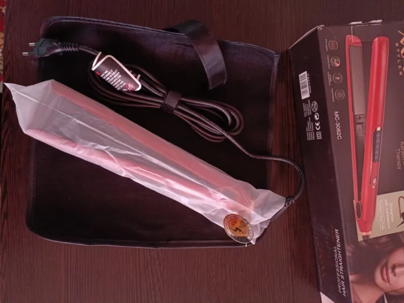 MAC Styler MC-3082C fer à lisser , lisseur céramique professionnel, PTC rouge