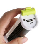 Power Bank Lampe De Poche Avec Feu Latéral Usb Zoom Rotatif