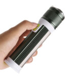 Power Bank Lampe De Poche Avec Feu Latéral Usb Zoom Rotatif
