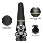 ROZIAPRO HT9533 - HT9532W Rasoir Électrique 5-en-1 pour Homme – Tondeuse Rotative Rechargeable, Étanche, Affichage LED, Accessoires Multifonction