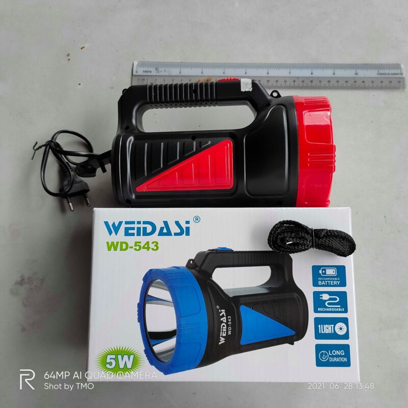 weidasi wd-534 torche rechargeable Weidasi WD-543 – Éclairage LED longue portée 5W