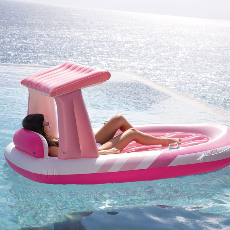 Intex 57804EU “Pink Paradise” – Bateau Flottant Spectaculaire