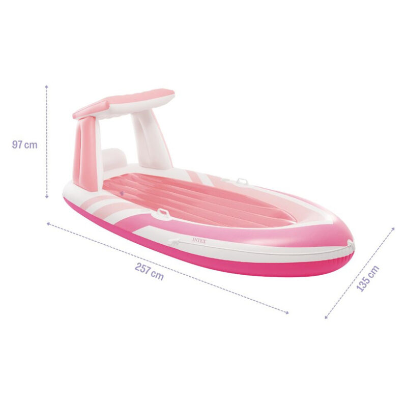 Intex 57804EU “Pink Paradise” – Bateau Flottant Spectaculaire