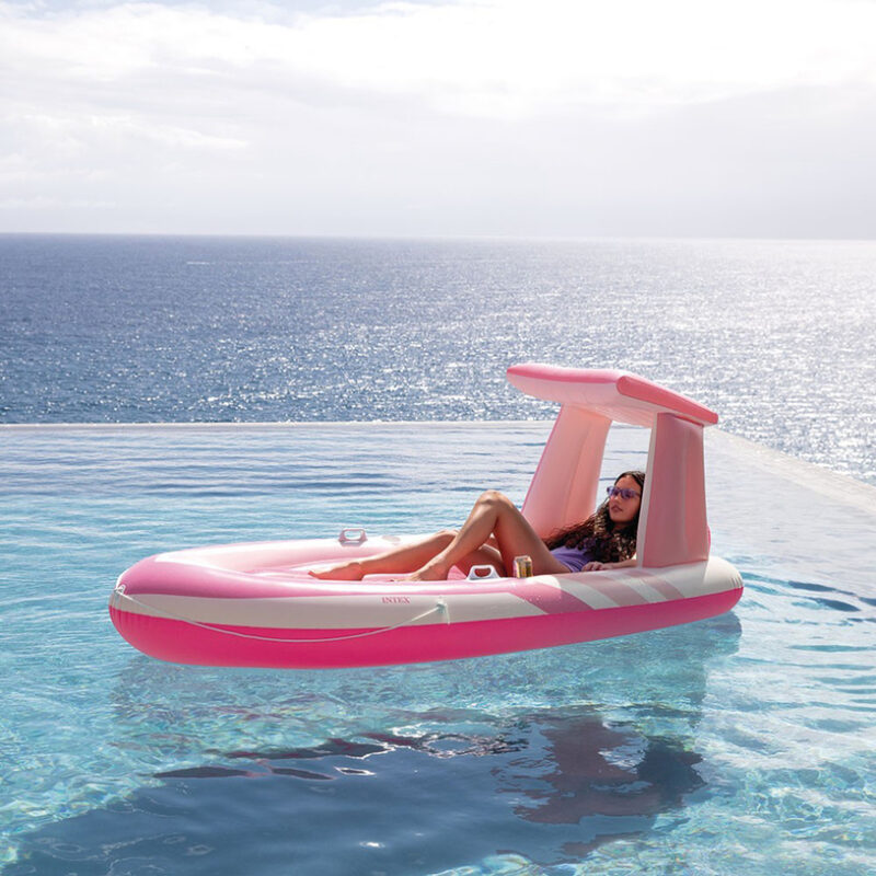 Intex 57804EU “Pink Paradise” – Bateau Flottant Spectaculaire