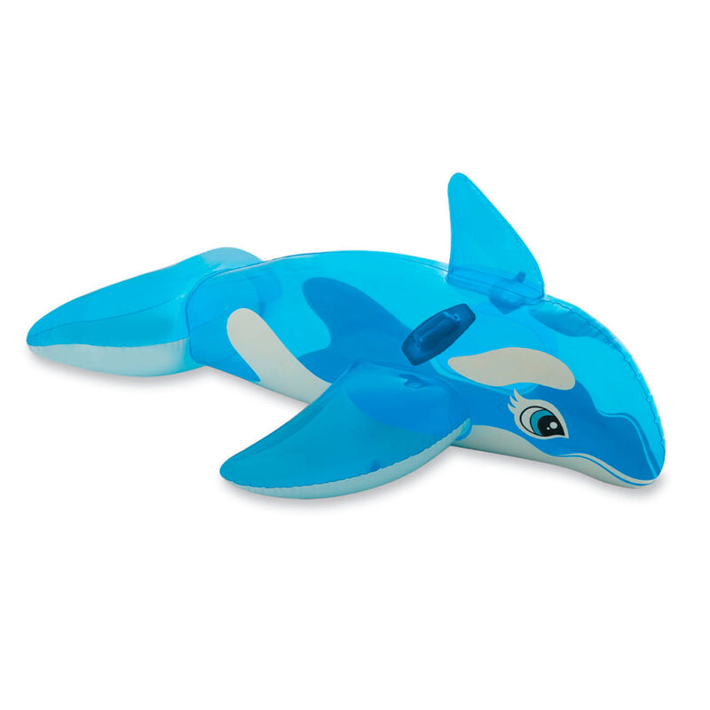 Intex Baleine 152 × 114 cm – Bouée Géante Spectaculaire à Chevaucher