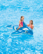 Intex Baleine 152 × 114 cm – Bouée Géante Spectaculaire à Chevaucher