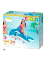 Intex Baleine 152 × 114 cm – Bouée Géante Spectaculaire à Chevaucher