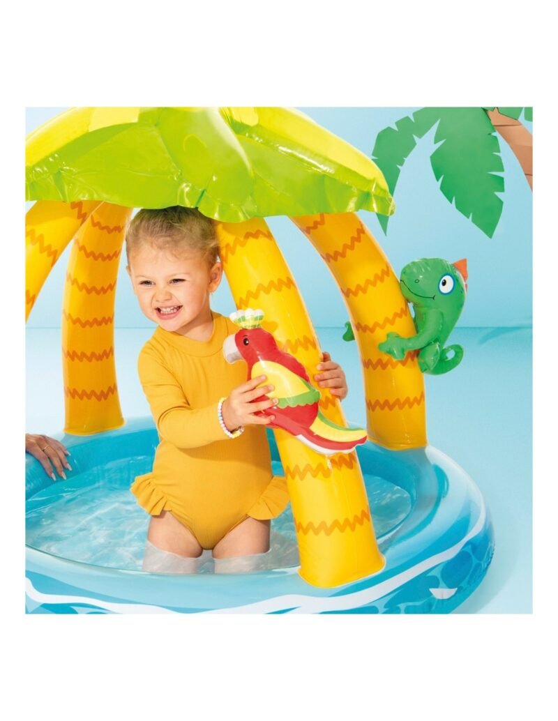 Intex Tropical Island 102 × 86 cm – Piscine Bébé Spectaculaire pour Enfants