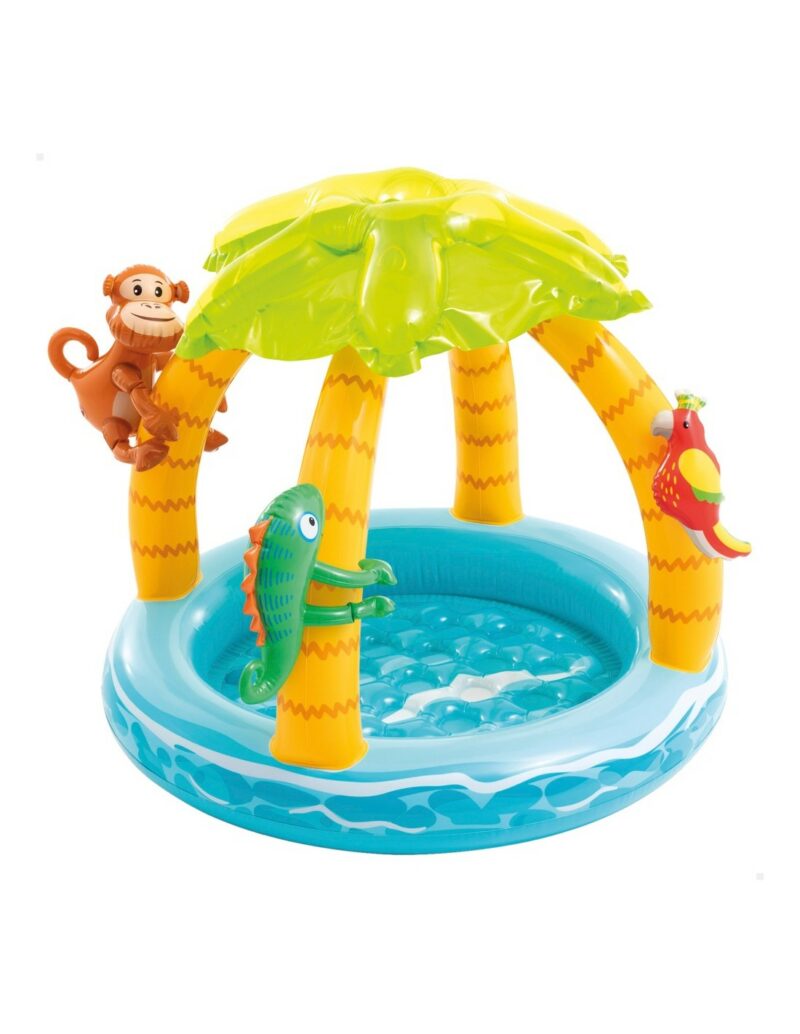 Intex Tropical Island 102 × 86 cm – Piscine Bébé Spectaculaire pour Enfants
