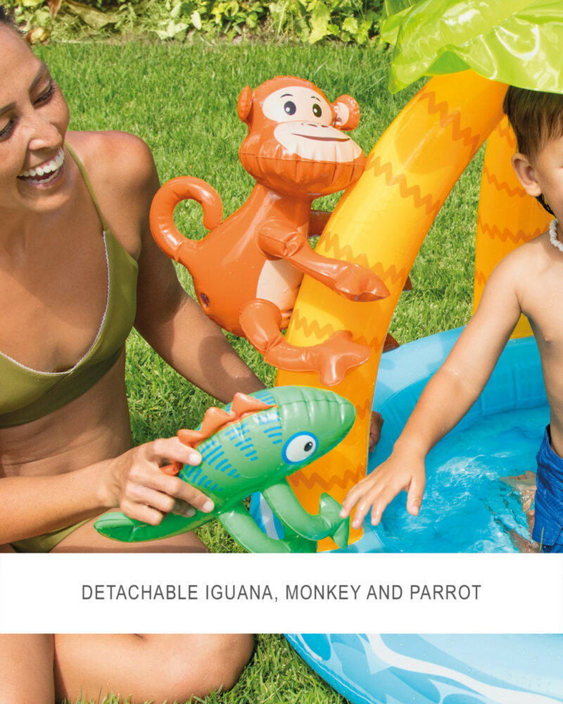Intex Tropical Island 102 × 86 cm – Piscine Bébé Spectaculaire pour Enfants