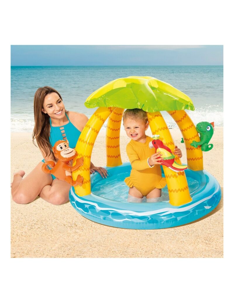 Intex Tropical Island 102 × 86 cm – Piscine Bébé Spectaculaire pour Enfants