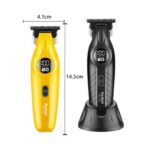 Kemei KM‑1743 – Tondeuse Professionnelle USB Ultra‑Précise afficheur lcd