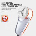 Kemei KM‑241 – Éliminateur de Peluches 4 W – Compact & Puissant