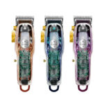 Kemei KM‑2706PG – Tondeuse Rechargeable Transparent Professionnelle