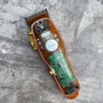 Kemei KM‑2706PG – Tondeuse Rechargeable Transparent Professionnelle