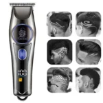 Kemei KM-642 professionnel pour hommes - LCD - ABS + lame en acier au carbone