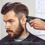 Kemei KM-1578 Hommes Tondeuse À Cheveux Rechargeables Professionnel LCD Affichage Numérique USB