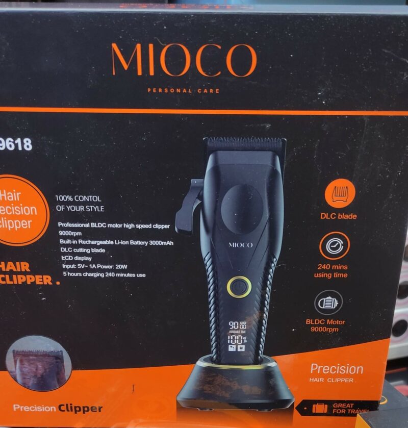 MIOCO RS9618 – Tondeuse Pro – 9 000 tr/min & Écran LCD