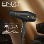 ENZO EN-6007 – Sèche-Cheveux Professionnel 2000W – Ionique, Air Froid, Léger - noir