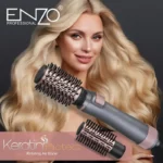 Enzo EN-759 PROFESSIONAL Brosse sèche-cheveux rond Auto rotatif volumateur Styler