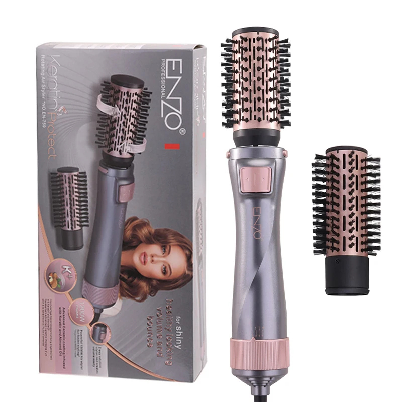 Enzo EN-759 PROFESSIONAL Brosse sèche-cheveux rond Auto rotatif volumateur Styler