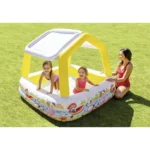 Intex 57470NP – Piscine Gonflable avec Parasol 157×157×122 cm