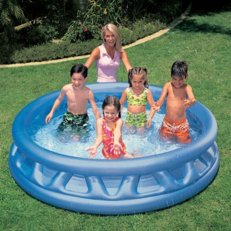 Intex 74″ Soft‑Side Pool – Piscine Gonflable Familiale 188 L
