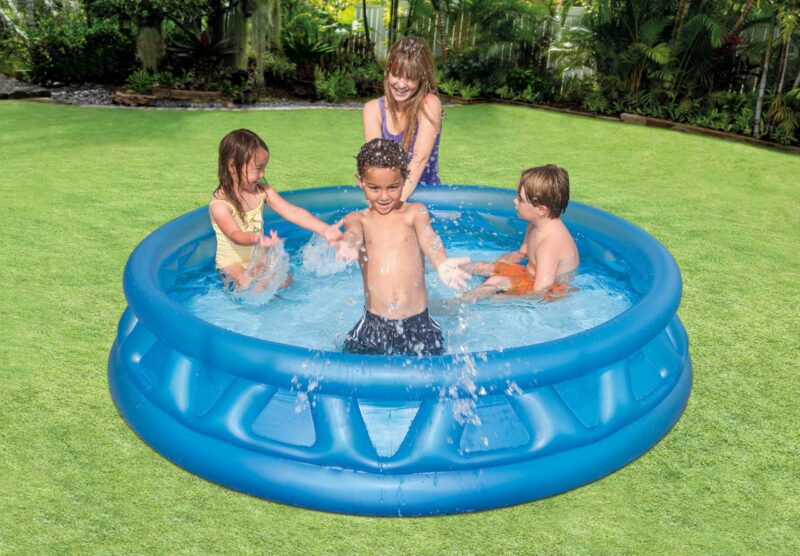 Intex 74″ Soft‑Side Pool – Piscine Gonflable Familiale 188 L