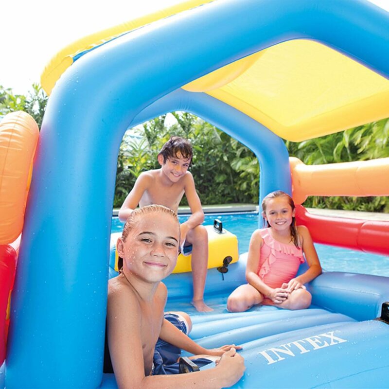 Intex Island with Slide – Île Flottante Familiale avec Toboggan - 58294EP